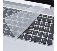 Ultra Thin Keyboard Cover Protector, Compatible with Laptop Notebook 13" 14" 15.6" 16" 17" inch Universal Silicone Keyboard Protector Skin Waterproof Dustproof (Clear, for 15-17.6 inch laptops)