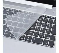 Ultra Thin Keyboard Cover Protector, Compatible with Laptop Notebook 13" 14" 15.6" 16" 17" inch Universal Silicone Keyboard Protector Skin Waterproof Dustproof (Clear, for 15-17.6 inch laptops)