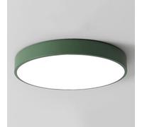 Ultra Thin LED Ceiling Light Round Macaron Dimming Fixture for Living Room Bedroom Hallway Home Office Energy Saving Lighting Tri Color Aisle Light
