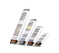 Ultra Thin LED Power Supply DC 12V 24V Lighting 60W 100W 150W 200W 300W 400W AC180-260V Driver for Strip Lights(400W,12V)