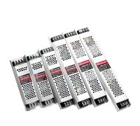 Ultra Thin LED Power Supply DC 12V 24V Lighting Transformer 60W 100W 150W 200W 300W 400W Driver Adapter For Strip(12 V,60W)