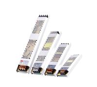 Ultra Thin LED Power Supply DC 12V 24V Lighting Transformers 60W 100W 150W 200W 300W 400W AC180-260V Driver For LED Strip Lights(100W)