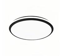 Ultra Thin LED Round Ceiling Lamp Modern Design with Remote Control Infinite Dimming 3000K 6000K Side Emitting Energy Saving Lighting for Living Room & Study.