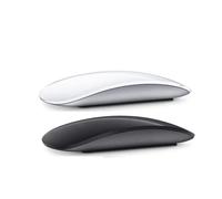 Ultra-Thin Magic Mouse Bluetooth 5.0 Wireless Mouse Silent Multi Arc Touch Mice for Laptop Ipad Mac PC Macbook (White)