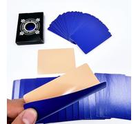 Ultra-thin Manipulation Cards Magic Tricks Flesh Back Color Million Cards Magician Accessories Close-up Stage Illusions Gimmicks Props (Blue)