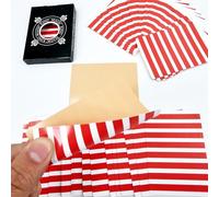 Ultra-thin Manipulation Cards Magic Tricks Flesh Back Color Million Cards Magician Accessories Close-up Stage Illusions Gimmicks Props (Red White)