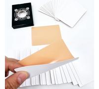 Ultra-thin Manipulation Cards Magic Tricks Flesh Back Color Million Cards Magician Accessories Close-up Stage Illusions Gimmicks Props (White)