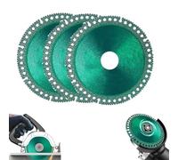Ultra-Thin Multifunctional Cutting Saw Blade -Composite Multifunctional Saw Blade 100mm, Fast & Precise Cutting，Indestructible Diamond-Coated Composite Blade for Wood, Metal (3pcs)