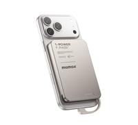 Ultra-Thin Portable Charger Power Bank 10000mAh, 30W Fast Charging with Built-in USB-C Cable, 56% Charge in 30 Mins, Safe Battery for iPhone 17 & Android, Business, Daily Use and Travel Essential