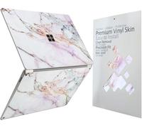 Ultra Thin Protective Cover Skin Decal Sticker for Microsoft 2025 Surface Laptop 13" (Copilot PC), Easy Apply, Anti-Scratch, Residue Free Vinyl Skin [Cracked Marble]