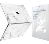 Ultra Thin Protective Cover Skin Decal Sticker for Microsoft 2025 Surface Laptop 13" (Copilot PC), Easy Apply, Anti-Scratch, Residue Free Vinyl Skin [Fresh Marble]