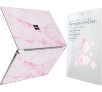 Ultra Thin Protective Cover Skin Decal Sticker for Microsoft 2025 Surface Laptop 13" (Copilot PC), Easy Apply, Anti-Scratch, Residue Free Vinyl Skin [Pink Marble]