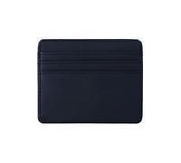 Ultra Thin PU Leather Card Holder Zero Wallet, Multi Slot Credit Card Holder Wallet Short Purse(Black)