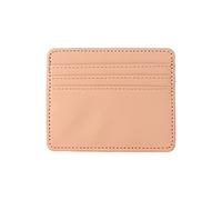 Ultra Thin PU Leather Card Holder Zero Wallet, Multi Slot Credit Card Holder Wallet Short Purse(Khaki)