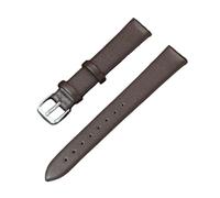 Ultra Thin PU Leather Watch Strap 16mm 18mm 20mm 22mm Universal Replacement Band Soft Wrist Belt(Dark Brown,22mm)