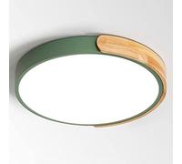 Ultra Thin Round Ceiling Lamp with Remote Control - Nordic Style LED Light for Kitchen Island, Dining Room, and Home Decor, Energy Efficient and Modern Design