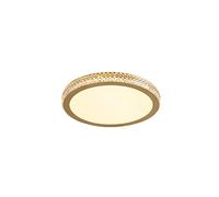 Ultra-thin Round LED Flush Mount Ceiling Light, 3 Color Temperatures Ceiling Lamp, Creative Diamond Iron Ceiling Light, Surface Mount Ceiling Light Fixture