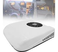 Ultra-Thin RV Rooftop Air Conditioner - 2300W Cooling & 1000W Heating, 45dB Quiet Operation, ABS Shell, Remote & Button Control, Works at -30°C for Campers, Trucks, Buses, 12V
