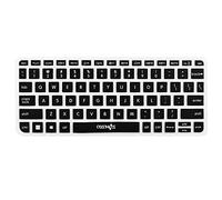 Ultra Thin Silicone Soft Keyboard Cover Skin Compatible with Logitech Wireless Touch Keyboard K400 Plus (Not for Old Version K400 & K400r) (Black)