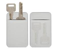 Ultra Thin Slim Card Key Holder, Compact Card Key Hider, Perfectly Fits Wallets, Grey