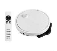 Ultra Thin Smart Robot Vacuum Cleaner With Voice Control 3 In 1 Sweep And Mop Function Random Navigation For Hard Floors Red(F)