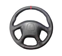 Ultra-Thin Steering Wheel Cover For Pajero 1997 1998 1999 2000 2001 2002 2003 2004 Hand Sewing Car Steering Wheel Cover Wap Braid On The Steering Wheel(Brown Thread)