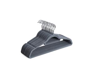 Ultra Thin Velvet Hangers, Black