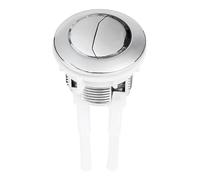 Ultra Toilet Push Button Flush Replacement Dual Flush Cistern Valve, Ideal Replacement Round Flush Button Kit & More for Standard Dual Button Mechanism UK Toilets Wc Double Push Down Flusher Button