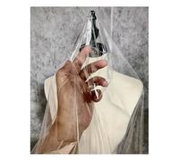 Ultra-Transparent TPU Fabric - 0.1mm to 0.5mm Thin Waterproof Plastic Cloth for DIY Sewing - 137cm Wide, 0.5m Length 1pc(0.1mm x 137cm)