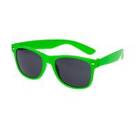 Ultra Unisex Adults UV400 Classic Style Sunglasses Mens Womens - Lightweight Glasses with Flexible Comfort Fit Spring Hinges, Maximum Sun Protection - Polycarbonate Lens - Green with Black Lenses
