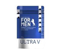 ULTRA V | Natural Herbal Supplement | Ginseng & Maca | Prolonged Performance & Enhancement | Blue Pills for Men | Fast Acting & Extra Strong | Stamina & Energy Support | Made in UK (1 20 Count)