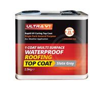 Ultra V1 Waterproof Roofing Top Coat: Rapid Uv Curing - 2.5Kg
