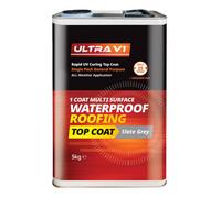 Ultra V1 Waterproof Roofing Top Coat: Rapid Uv Curing- 5Kg