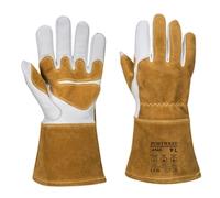 Portwest Mig Welding Gauntlets Brown 2XL Pack of 1