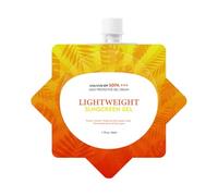 Ultra White Sunscreen Gel-Cream SPF 50 UVA/UVB, 50ml Travel-Size Face Sunscreen, Moisturizing UVA/UVB Protection for Daily Use, Non-Greasy, No White Cast, Water-Resistant (1 Pcs)