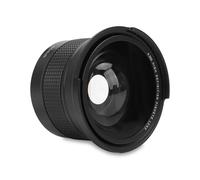 Ultra Wide Angle Fisheye Lens 0.35x with Macro, AF IR Compatible, High Performance Optical Glass for Day and Night Photography (55mm)