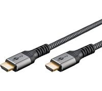 Ultra96 Gbit/s HDMI 2.2 Kabel, 16K@60Hz, 8K@240Hz, 3 m, textile, black | Ultra96 HDMI cable with 96 Gbps, 16K@60Hz, Dynamic HDR, VRR, textile jacket