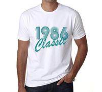 Ultrabasic Men's Graphic T-Shirt Classic 1986 38th Birthday Anniversary 38 Year Old Gift 1986 Vintage Eco-Friendly Short