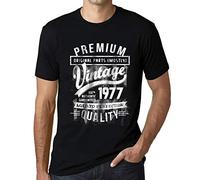 Ultrabasic Men's Graphic T-Shirt Original Parts (Mostly) Aged to Perfection 1977 47th Birthday Anniversary 47 Year Old Gift