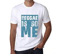 Ultrabasic Men's Graphic T-Shirt Reggae is So Me Eco-Friendly Limited Edition Short Sleeve Tee-Shirt Vintage Birthday Gift Novelty White XL