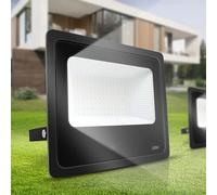 UltraBright 6500K LED Solar SpotlightIP65 Waterproof Outdoor Projector200W Solar Lighting for Gardens Sports Fields Patios & PathwaysEnergy Efficient &