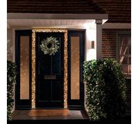 Ultrabright Vintage 800 Multicolour Cluster Led Timer Function String Lights Clear & Silver Cable