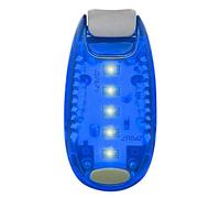UltraByEasyPeasyStore 3 Pack of Blue LED Safety Lights Clip On Flashing Strobe Light High Visibility for Running Jogging Walking Kids Dog Helmet Light Hi Vis Armbands Running