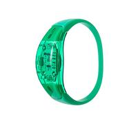 UltraByEasyPeasyStore Ultra 48 Green Sound Activated LED Bracelets Glowing Voice Control Wristband Light Up Flashing Adult Party Men Women Music Raves Festival Concerts