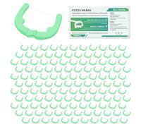 Ultraclean Access Flosser Refill Heads, Effective Plaque Removal for Proper Oral Care & Hygiene, Durable Flosser Refill Heads, PFAS Free, 80ct, Mint