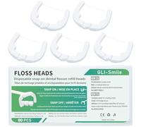 Ultraclean Access Flosser Refill Heads, Effective Plaque Removal for Proper Oral Care & Hygiene, Durable Flosser Refill Heads, PFAS Free, 80ct