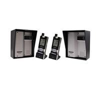 Ultracom2 600M Wireless Intercom with 2 Caller Stations & 2 Handsets With Hood (Black Hood)