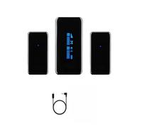 Ultracompact Dual-Channel Wireless Microphone System For Smart Phone/PC/Camera With Charging Cable(S2 D)