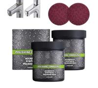 Ultracut Polishing Compound, Surface Restoration Polish With Pad, Multi-Surface Scratch Remover, Furniture Surface Polishing & Scratch Remover For Metal, Stone & Marble，2