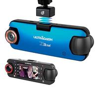 UltraDash Z3+ Commercial Edition - Dual Lens Dash Cam for Rideshare Taxi Truck Ambulance Police Professional Drivers Wide Angle IR Lens Night Vision Infrared 2.7" LCD HDR Cabin Passenger